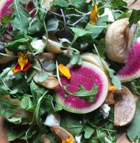 ROASTED TURNIPS WITH ZA'ATAR AND LABNEH