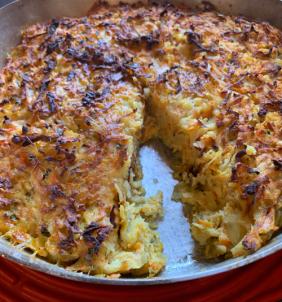 ROOT VEGETABLE KUGEL WITH HERBS
