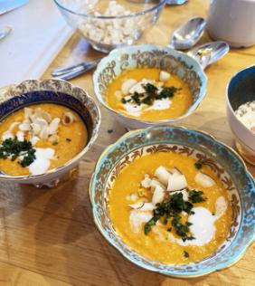 THAI CARROT AND COCONUT SOUP