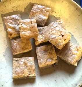 BROWN BUTTER BLONDIES