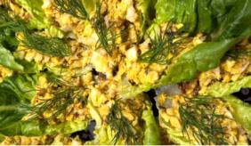 Egg Salad with Caramelized Onions